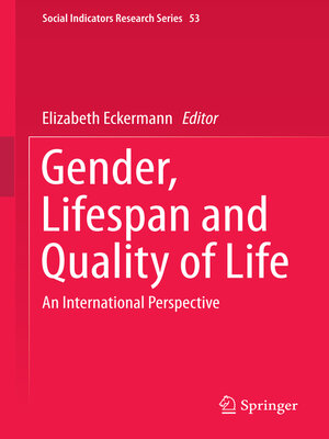 cover image of Gender, Lifespan and Quality of Life